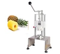 Coupe-ananas manuel en acier inoxydable commercial 1000-1500 pièces/heure Idéal pour les magasins de fruits et supermarchés