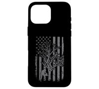 Coupe-Arbre Drapeau américain Tronçonneuse Arborist Patriot Coque pour iPhone 16 Pro Max