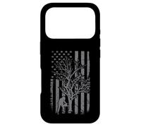 Coupe-Arbre Drapeau américain Tronçonneuse Arborist Patriot Coque pour iPhone 17 Pro