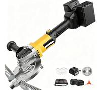 Coupe-armatures sans fil avec deux batteries de 4,0 Ah, moteur sans balais de 2 000 W, 2 100 trmin, barres dacier et tubes en fer, coupe à froid sans étincelles, puissant moteur sans (3cm/1.2in)