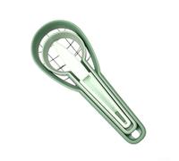 Coupe-avocat 3 en 1 avec ABS et acier inoxydable, avec poignée antidérapante et trou de suspension pour un rangement facile (vert frais)