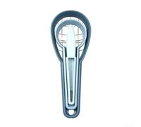 Coupe-avocat 3 en 1 avec ABS et acier inoxydable, avec poignée antidérapante et trou de suspension pour un rangement facile (panier gradué)