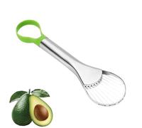Coupe-avocat, Trancheuse D'avocat En Acier Inoxydable,Éplucheur D'Avocat Pour Éplucher Et Dénoyauter Les Fruits Et Légumes, Outil Pour Avocat, Gadget De Cuisine