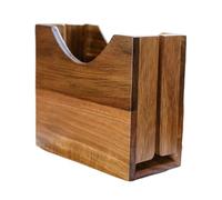 Coupe-bagel - Coupe uniforme sans effort, support de antidérapant en bois, grand guide de stable, qualité de fabrication en bois de qualité alimentaire - pour le petit-déjeuner au café-r