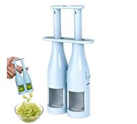 Coupe-baies - Outil de découpe à double tube | Coupe-tomates portable pour tomates cerises, baies, préparation de repas, maison, cuisine, restaurant, appartement