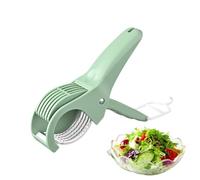 Coupe-bananes - 17,5 cm - Coupe-presse manuel - En acier inoxydable ABS - Gadget de cuisine - Saucisse - Jambon et trancheuse - Cet outil compact est parfait