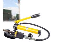 Coupe-barres d'armature hydraulique manuel avec lame tranchante - Coupe des barres d'armature de 4 à 16 mm, pince haute dureté pour une coupe efficace
