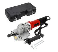 Coupe-barres hydraulique électrique, 1280W, scie à froid portative avec boîte à outils, découpe de barres d'acier jusqu'à 4-40mm, cintreuse portable pour le secteur du béton(Red)