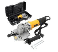 Coupe-barres hydraulique électrique, 1280W, scie à froid portative avec boîte à outils, découpe de barres d'acier jusqu'à 4-40mm, cintreuse portable pour le secteur du béton(Yellow)