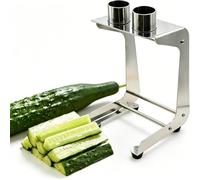Coupe-bâtonnets De Concombre, Machine À Bâtonnets À Lame Interchangeable | Diamètre De Coupe 55 Mm, Options De Coupe En 6, 8, 10 Ou 12, Jusqu'à 12 Bâtonnets Par Pression, Pour Sushis(55mm,6+12 cuts)