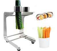 Coupe-bâtonnets De Concombre, Outil Pratique Pour Fabriquer Des Bâtonnets De Légumes, Trancheuse À Carottes Manuelle Avec Support, Éplucheur De Concombre, 2 Lames Remplaçables (8/10)