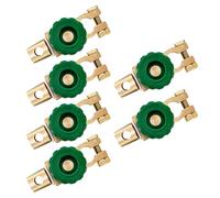 Coupe Batterie 12V/24V 6 Pièces, Coupe Circuit Batterie en Cuivre Pur, Interrupteur Isolateur de pour Voiture 12V, Compatible Bornes 16-18 mm