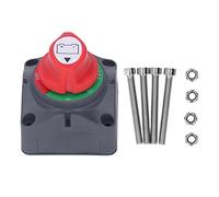 Coupe-batterie |Coque ABS et goujon en cuivre rouge pour 12-48 V DC |Interrupteur de coupure d'isolateur principal pour voiture/vr/marine |Aide à éviter l'épuisement de la