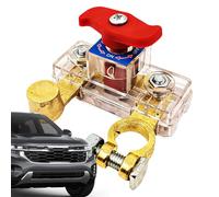 Coupe-Batterie Cosse Supérieure - Laiton PC 7,8x6,3cm | Isolateur Puissance Bouton Protection | Commande Électrique Automobile Garage Atelier Berline RV SUV Camion Van Camionnette Sécurité Pro