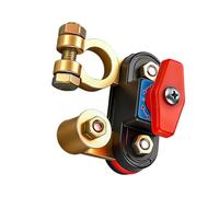 Coupe-Batterie pour Voiture | 12-24 V Manuel en cuivre Rotatif,Déconnexion Rapide de Batterie | Moto, véhicule, remorque, VTT