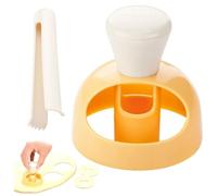 Coupe-beignet avec pince à tremper, coupe-beignet antiadhésif, trou de bricolage, moule à gâteau biscuits pour desserts réutilisables pour outil de cuisson cuisine, décoration