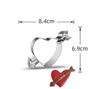 Coupe-Biscuits Antiadhésif Arrow Of Love Angel, Diy, Fondant, Biscuit, Moule De Gaufrage, Outil De Cuisson De Gâteaux, Moule À Pâtisserie, Accessoires De Cuisine