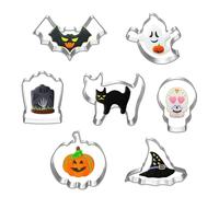 Coupe-biscuits Halloween - Moule à pâtisserie Halloween |. Moule à pâtisserie en acier inoxydable pour pommes de terre - Moule à gâteau pour pâtisserie, outils de pâtisserie pour Halloween, décoration