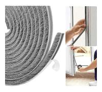 Coupe-bise pour portes, coupe-bise pour fenêtres, 5 m (L) x 9 mm (l) x 9 mm (H) Bande auto-adhésive anti-courant d'air