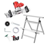 Coupe-biseau électrique professionnel à 45 degrés, avec pompe/kit d'installation, pour travaux de carrelage (A)