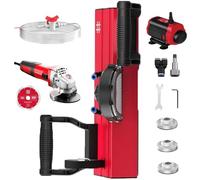 Coupe-biseau électrique réglable pour carrelage, machine à chanfreiner portable 45°/48°, épaisseur réglable de 1 à 3 mm, outil de chanfreinage, double système de pulvérisation d'eau