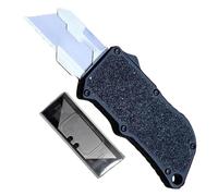 Coupe-boîte rétractable - Coupe-boîte portable - Coupe-utilitaire portable qui ne glisse pas - Fournitures de découpe de bricolage, papeterie multi-usages pour tapis, sheetrock, corde, cuir