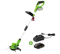VITO - Coupe Bordure 20V EGO LI + Batterie 4AH + Chargeur + Jeu de 20 lames coupantes
