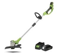 GREENWORKS Coupe-bordures electrique G24LT30MK2 - 24 V - 1 batterie + 1 chargeur - Vert Greenworks Tool