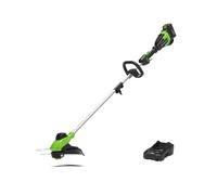 Coupe-bordure 33cm DVT 48V GREENWORKS - Batterie 2,0Ah et chargeur - G48STK2