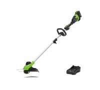 Brodeuse 48V DVT Greenworks G48ST8K2 avec batterie et chargeur
