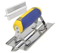 Coupe-bordure À Main En Béton, Outils Rainurage À Main En Béton En Acier Inoxydable, Outils Rainurage À Truelle Bordure En Béton Pour La Finition Du Plâtre Et Du Ciment