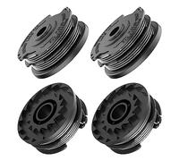 Coupe Bordure Bobine,4 Pièces Φ1.6mm 6m F016800351 Recharge Bobine Fil pour Coupe-Bordure,Bobine pour débroussailleuses Bosch Art 24 27 30 30-36 LI