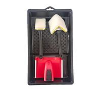 Coupe-bordure de peinture - 4 petits coins de peinture - Bord de coupe pratique - Coupe-bordure avec garniture et tampon de retouche - Coupe-bordure avec garniture et tampon de retouche pour la maison