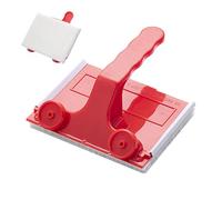 Coupe-bordure de peinture - Outil professionnel multi-angles pour bordures de peinture, 12 x 9,3 cm, guide de garniture de pinceau de peinture d'angle résistant à l'usure, bordure de précision pour