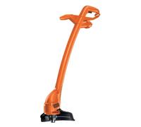 BLACK+DECKER Coupe-Bordures Filaire 300W, Coupe-Bordures Electrique 25 cm avec 2 Poignées, Déroulement du Fil par Frappe au Sol, Transmission Directe, Livré avec 1 Bobine de Fil, GL310-QS Rouge