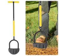 Coupe Bordure Manuelle, 108 cm Outil de Bordure de Pelouse, Lame en Acier au Carbone, Réglable Poignée en T, Bordure Jardin Extérieur pour Paysages, Allées, Parterres de Fleurs, Trottoirs