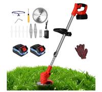 Coupe Bordure Parkside sans Fil, avec 2 Piles 20A Et 1 Chargeur Coupe-Bordures éLectriques avec 3 Capacités De Coupe DéBroussailleuse à Batterie, pour Terrasses, Pelouses Et Jardins