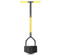 Coupe-bordure pour gazon - Outil manuel de jardin denté pour bordure de gazon - Pelle en acier avec manche ergonomique, grattoir multifonction pour parterres, marches, patio domestique et nettoyage