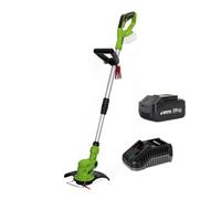 Coupe Bordure sans fil 20V + Batterie lithium 4AH + Chargeur + Jeu de 20 lames coupantes VITO