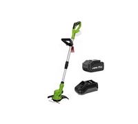 Coupe Bordure sans fil 20V + Batterie lithium 4AH + Chargeur + Jeu de 20 lames coupantes VITO