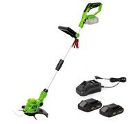 Coupe Bordure sans fil 20V VITO EGO LI + 2 Batteries 2AH + Chargeur + 20 lames