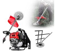 Coupe-Bordures À Dos 4 Temps Taille-Bordures Désherbage Pelouse Motobineuse Coupe-haie Herbe 35.8CC 1.4CV, avec Réservoir De 1000ml, pour désherbage Labour binage défrichage