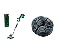 Coupe-Bordures sans Fil Bosch - AdvancedGrassCut 36 (30 cm) & DIY Bobine pour Coupe-Bordure pour Remplissage Tous Les bobines pour Coupe-Bordure Actuelle, 24 m × 1.6 mm, 1 pièce