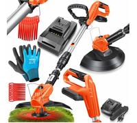 Coupe-bordures sans fil - MASKO - Batterie Li 20 V - 2 Ah - Chargeur 2,2 A - Largeur de coupe 26 cm