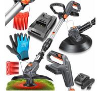 Coupe-bordures sans fil - MASKO - Batterie Li 20 V - 2 Ah - Chargeur inclus - Largeur de coupe 26 cm