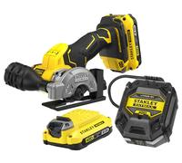 Coupe-bordures universel sans fil Stanley FatMax V20, 2 x 2,0 Ah 18 V SFMCM300D2
