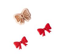 Coupe-boucles d ' oreilles en plastique antiadhésif, accessoires de création adaptés créations artistiques et processus de nettoyage facile, moule de boucle d ' oreille en argile du nouvel an