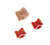 Coupe-boucles d ' oreilles en plastique antiadhésif, accessoires de création adaptés créations artistiques et processus de nettoyage facile, moule de boucle d ' oreille en argile du nouvel an