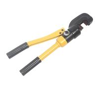 Coupe-boulons et barres d'armature hydrauliques portatifs de 13 tonnes, coupe-barre en acier robuste pour barres de 4 à 22 mm avec llen, jaune