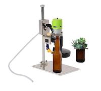 Coupe-bouteille électrique en verre, 150 W, 2000-6000 tr/min, kit de coupe de bouteille à 7 vitesses, 13 x 20 x 30 cm, pour bouteilles de vin, verre de mer, artisanat, pot de fleurs